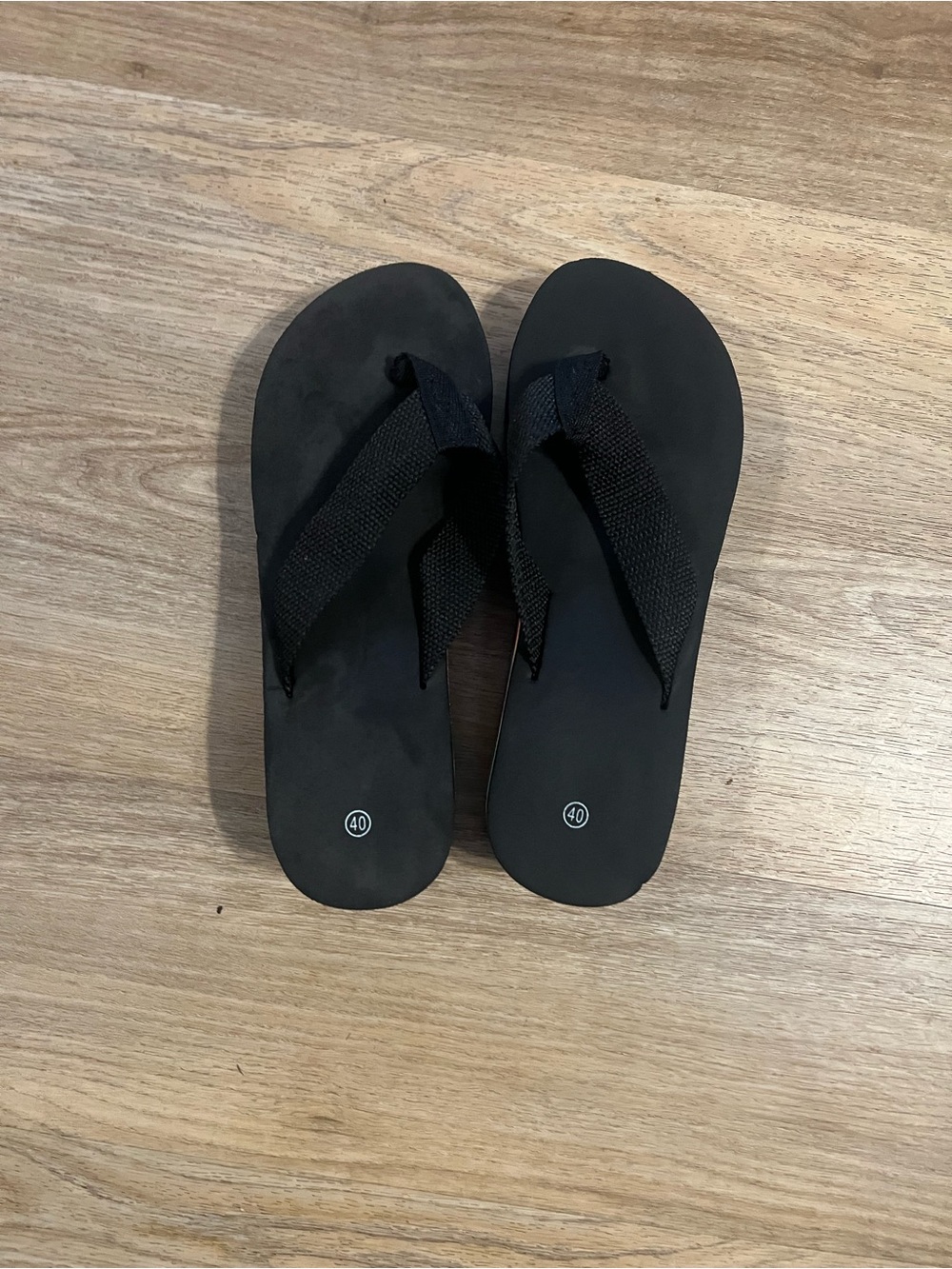 Minimalist Black Women's Flip-Flop Sandals